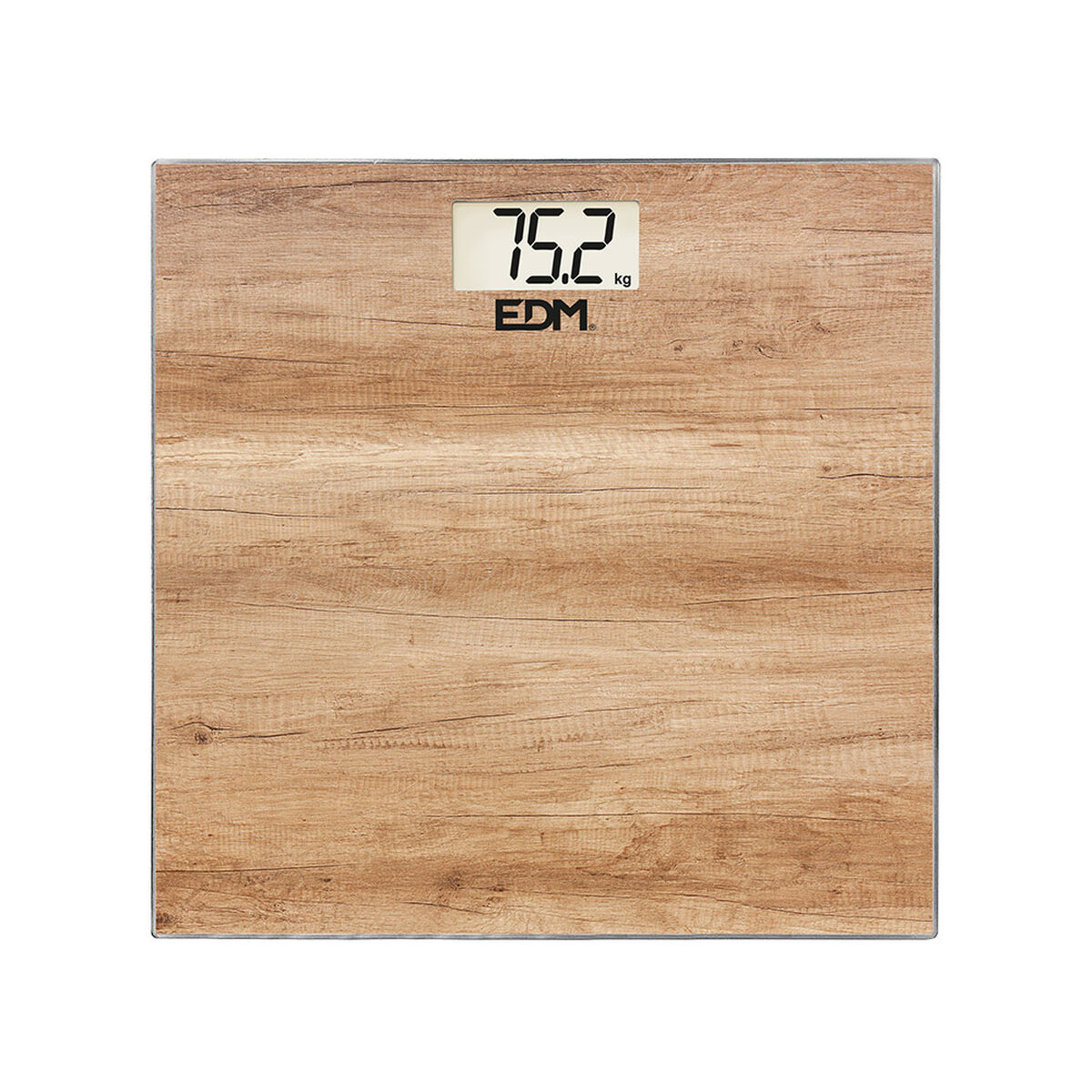 Digital badevægt EDM 07531 Brun Træ Krystal 180 kg